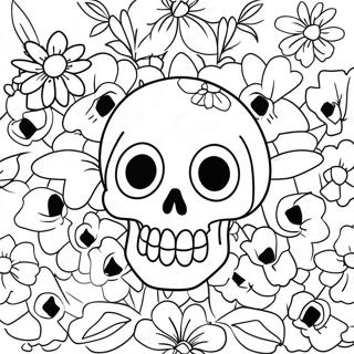 Coco Skulle En Blomme Inkleurblad 30466-6641