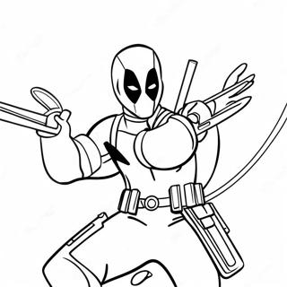 Deadpool Inkleurbladsye