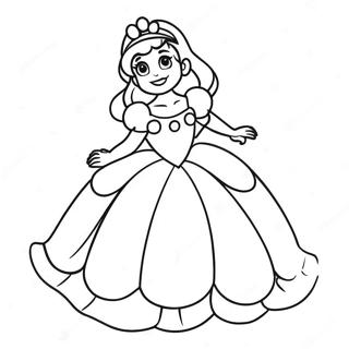 Prinses Daisy In Sprankelende Rok Inkleurblad 31088-6774