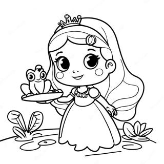 Charmante Prinses Wat N Padda Hou Inkleurblad 31472-6868