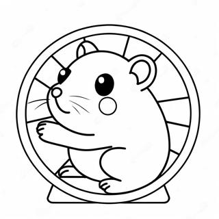 Keurige Hamster In N Wiel Inkleurblad 31645-6894