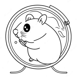 Keurige Hamster In N Wiel Inkleurblad 31645-6895