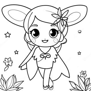 Magiese Anime Fee Inkleurblad 3195 2288