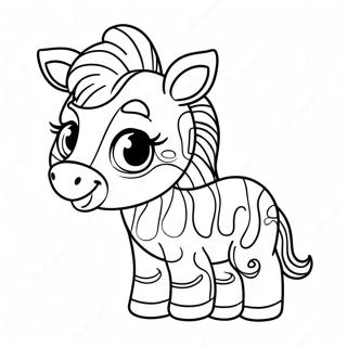 Zebra Inkleurbladsye