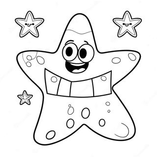 Gelukkige Patrick Ster Inkleurblad 32462 7081