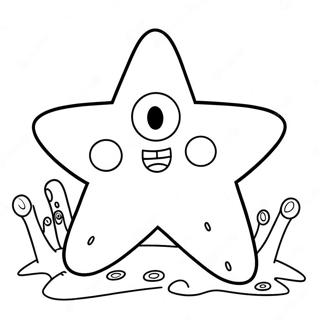 Gelukkige Patrick Ster Inkleurblad 32462 7083