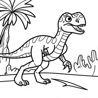 Velociraptor Inkleurbladsye