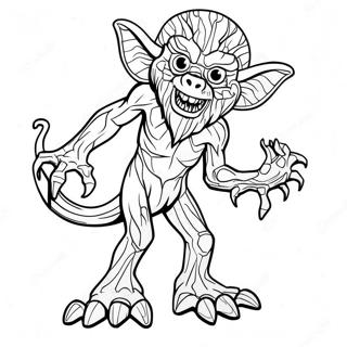 Demogorgon In Die Skaduwees Inkleurblad 32725-7136