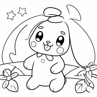 Cinnamoroll Met Vriende Inkleurblad 3292-1077