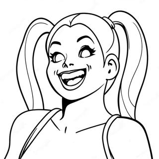 Harley Quinn Wat Mal Lag Inkleurblad 33263-7263