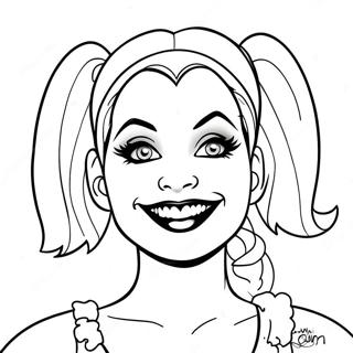 Harley Quinn Wat Mal Lag Inkleurblad 33263-7264