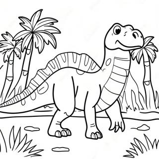 Spinosaurus In N Jungle Inkleurblad 34880-7618