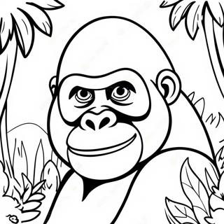 Gorilla Inkleurbladsye