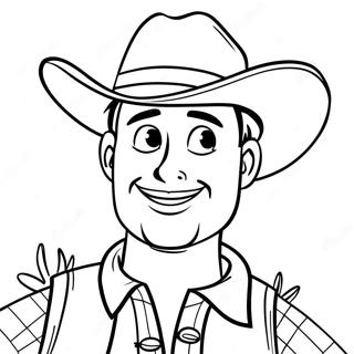 Woody In Cowboyhoed Inkleurblad 35325-7713