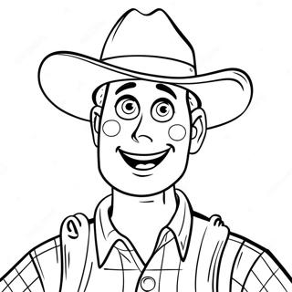 Woody In Cowboyhoed Inkleurblad 35325-7715