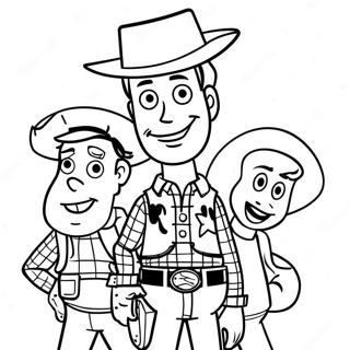 Woody Met Vriende Inkleurblad 35329 7731