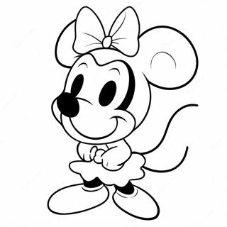 Minnie Muise Inkleurbladsye