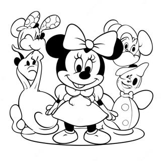 Minnie Muise Inkleurbladsye