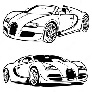 Sportiewe Bugatti Veyron Inkleurblad 36054-7878