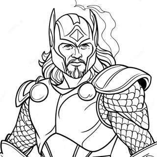 Thor In Slagpantser Inkleurblad 36884 8059