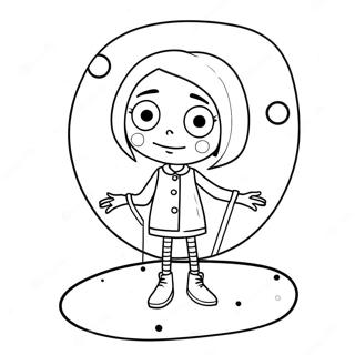 Coraline In Die Ander Wereld Inkleurblad 36984-8079