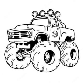 Blaze Die Monster Truck Wedren Inkleurblad 37554-8196