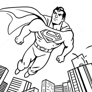 Superman Wat Hoog Vlieg Inkleurblad 37922-8276