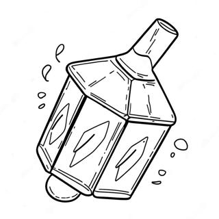 Kleurvolle Dreidel Wat Draai Inkleurblad 38011 8301