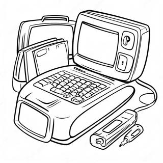 Y2k Tegnologie Toestelle Inkleurblad 38460 8411