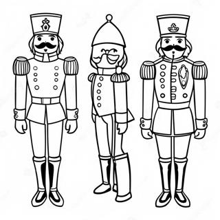 Klassieke Notenkraker In Uniform Inkleurblad 38643-8436