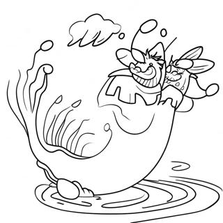 Giyu Tomioka Water Hashira Inkleurblad 3927 2598