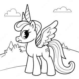 Twilight Sparkle By Die Kasteel Inkleurblad 39289 8586