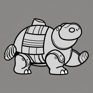 Blastoise Inkleurbladsye