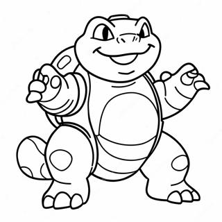 Blastoise Gevegshouding Inkleurblad 40831-8918