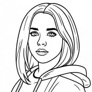 Billie Eilish Inkleurbladsye