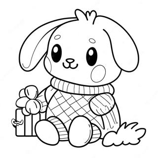 Pochacco In N Gemaklike Trui Inkleurblad 41352-9039