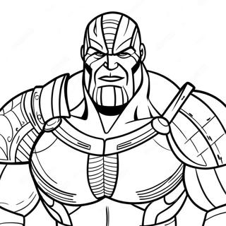 Thanos In Slagpantser Inkleurblad 41630 9099