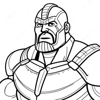 Thanos In Slagpantser Inkleurblad 41630 9100
