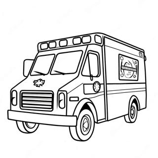 Ambulans Met Flitsligte Inkleurblad 41727-9123