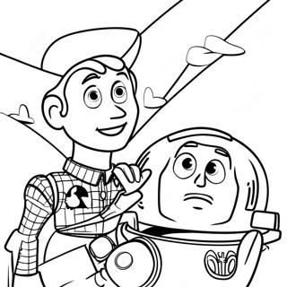 Woody En Buzz Lightyear Avontuur Inkleurblad 41911-9156