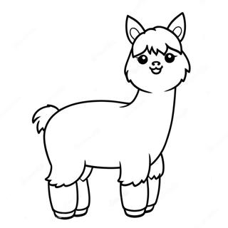 Schattige Baba Llama Inkleurblad 42635-9315