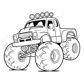 Kleurvolle Monster Truck Wedren Inkleurblad 4288-1041