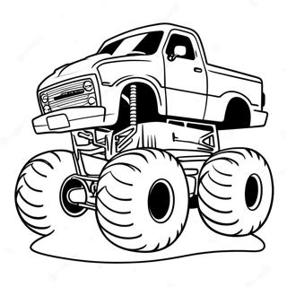 Monster Truck Inkleurbladsye