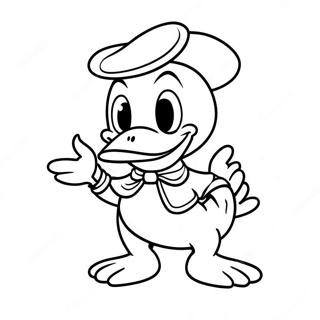 Donald Duck Inkleurbladsye