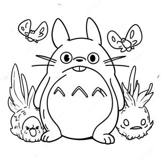 Totoro Met Vriende Inkleurblad 43813 9582