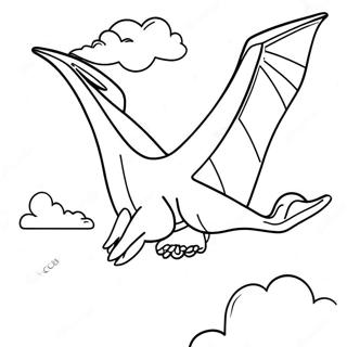 Pterodactyl Inkleurbladsye