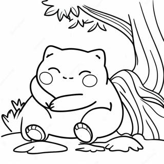 Snorlax Inkleurbladsye