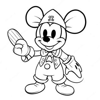 Mickey Muise Inkleurbladsye