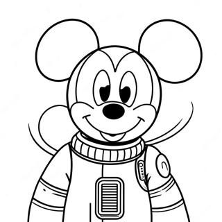 Mickey Mouse In N Ruimtepak Inkleurblad 4469 2290
