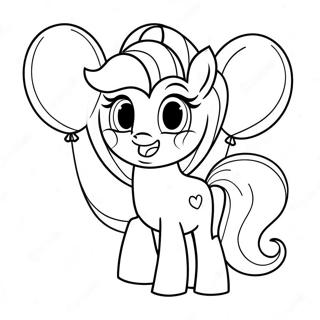 Pinkie Pie Inkleurbladsye